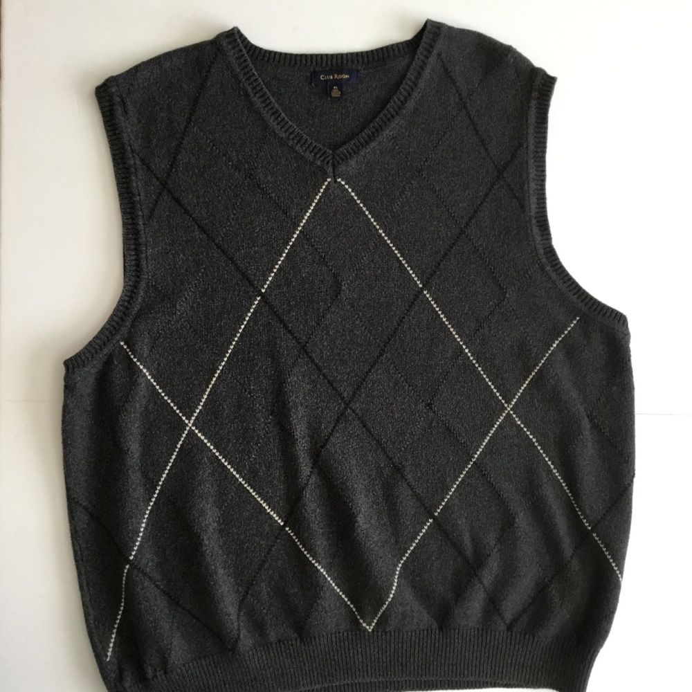 Club Room Men's Knit Sweater Vest Size XL